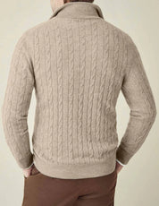 Knitted Cashmere Quarter-Zip