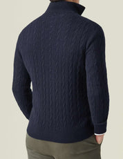 Knitted Cashmere Quarter-Zip