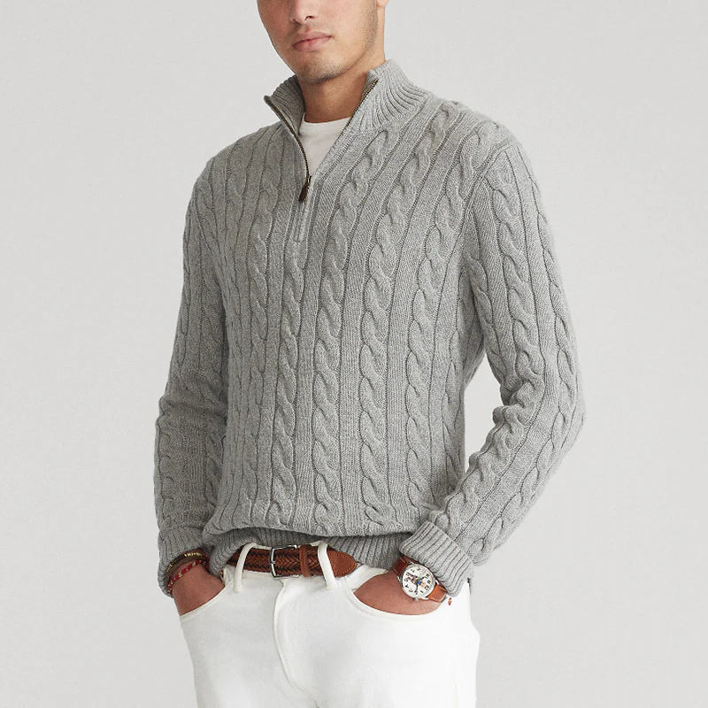 Classic Knitted Half-Zip