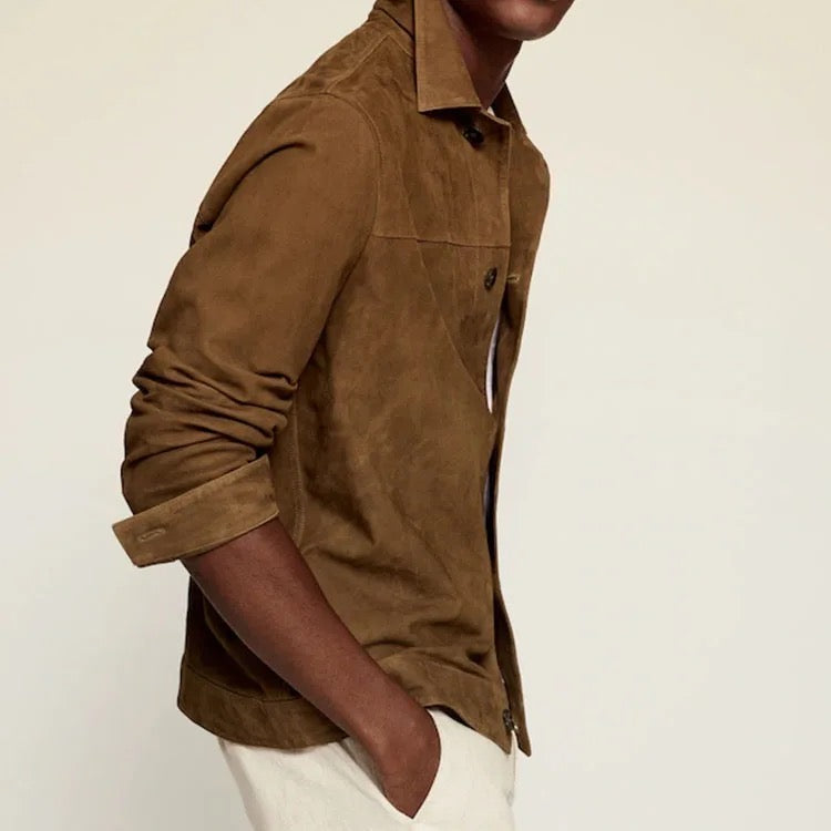 Casual Overshirt Suede