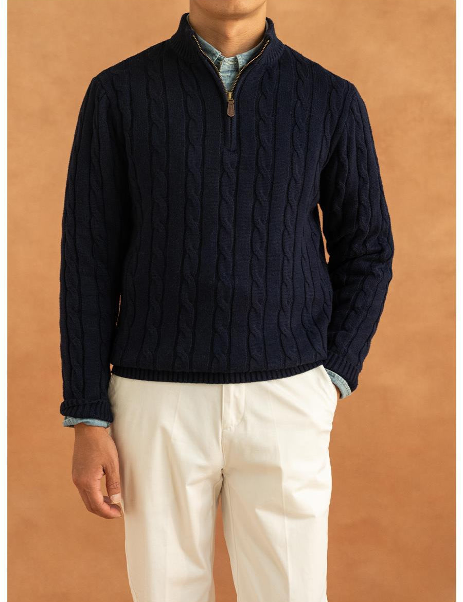 Knitted Half-Zip