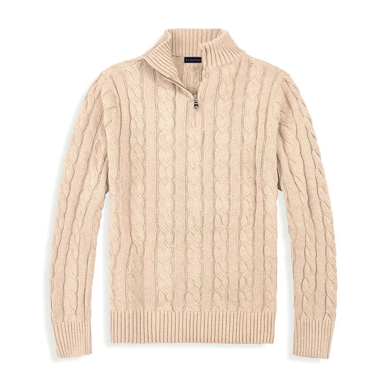 Classic Knitted Half-Zip