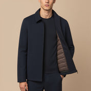 Navy Collar Coat