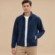 Casual Fleece Zip Jacket