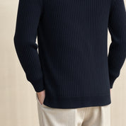 Knitted Zip Sweater