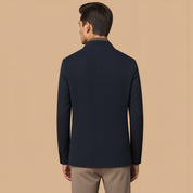 Navy Collar Coat