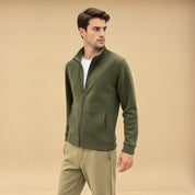 Casual Fleece Zip Jacket